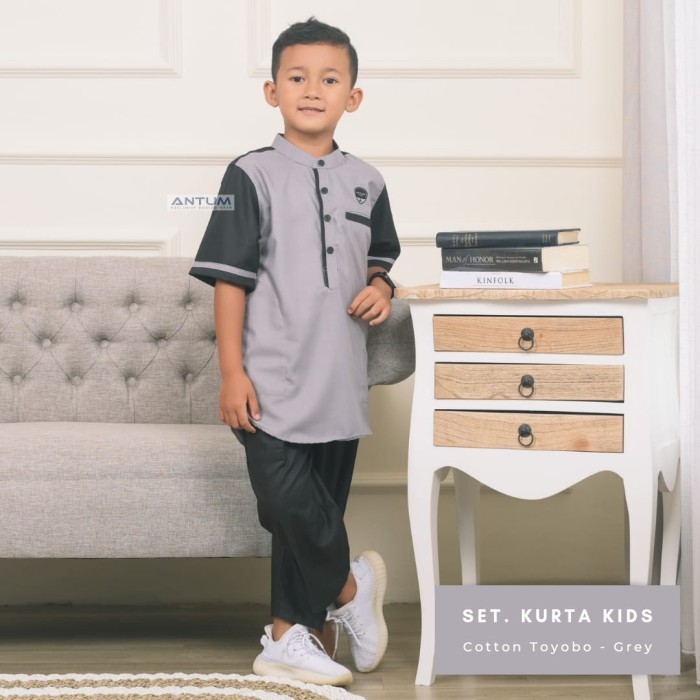 promo Koko Anak Laki Laki Antum - Kurta Anak Cowok - Baju Koko - size XXL