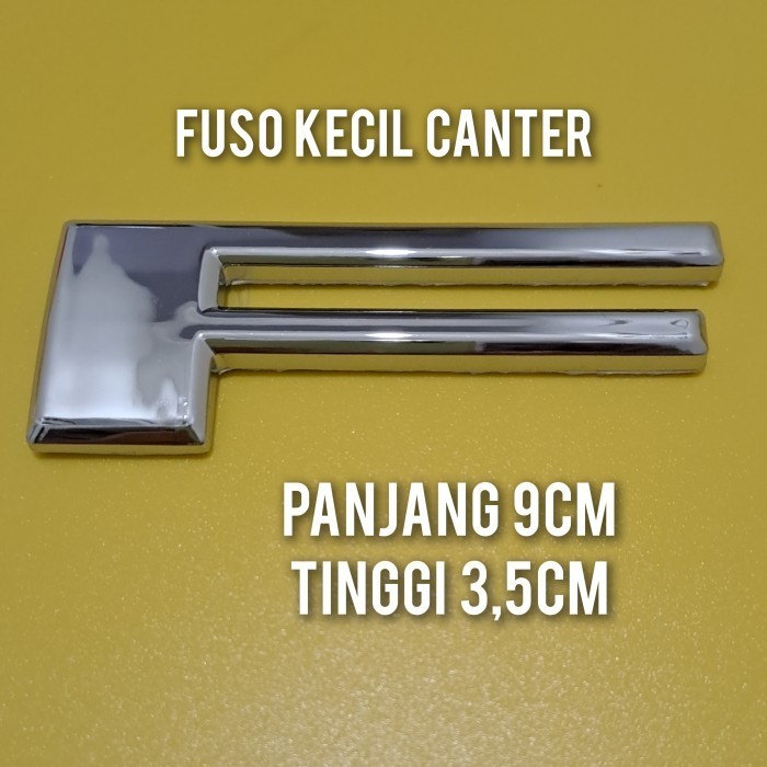 promo fuso emblem tulisan fuso besar kecil mobil truck canter intercooler
