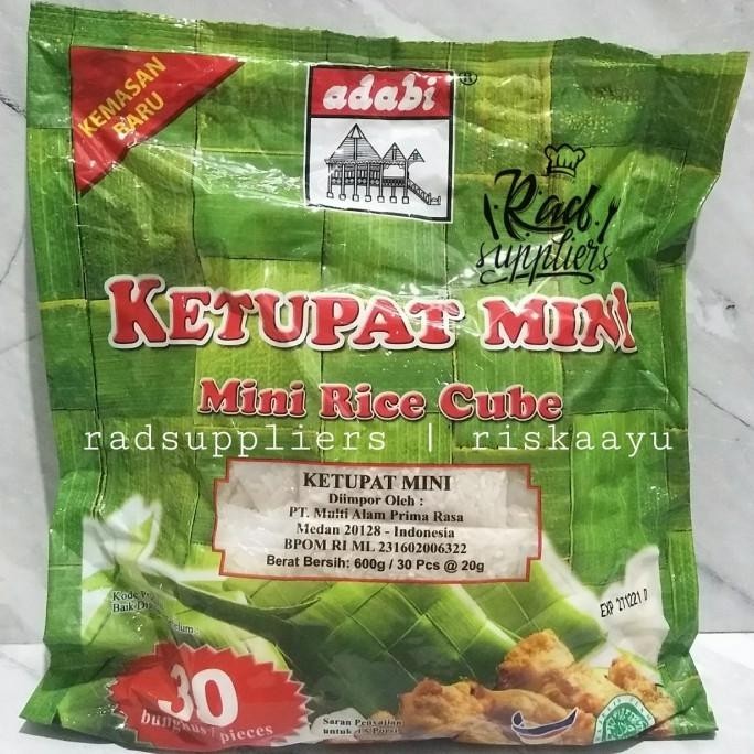 

Adabi Ketupat Mini, isi 30, Halal, Praktis, Ekonomis, Best Seller!