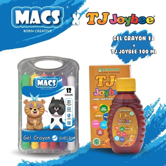 

Macs Gel Crayon 12 Free Tj Joybee 100Ml