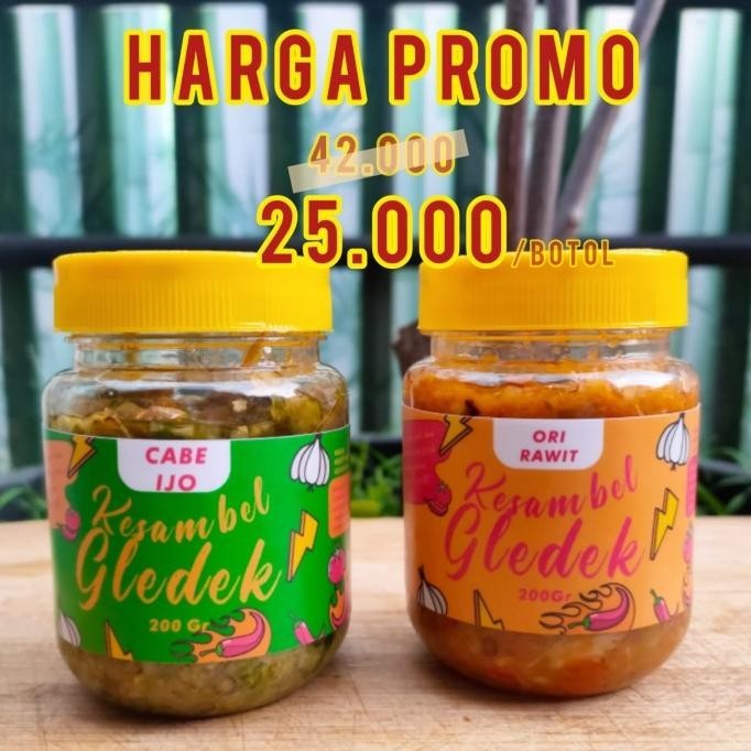 

Sambal Kesambel Gledek Ori Pedas 200gr Berkah 99