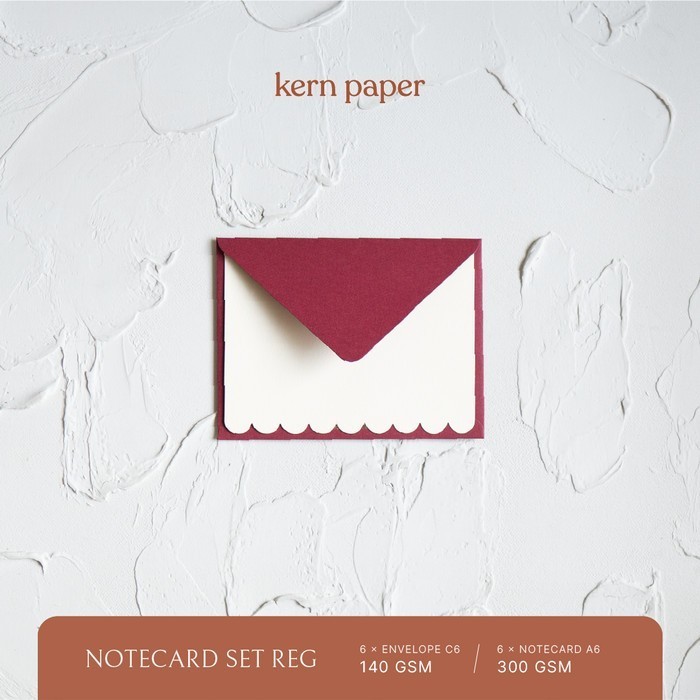 

Ready oke] Notecard Set C6 - Monocolour Kertas Amplop Surat Premium