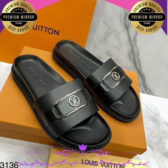 Sandal Slop Pria Branded Import Mirror / Sandal Pria Branded Import Lapaknyarudi