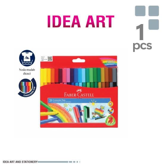

Spidol Warna Anak Faber Castell Connector S Set 20 Pc Spidol Gambar