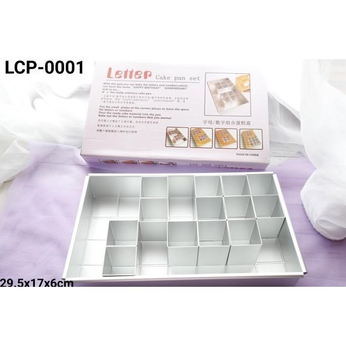 Promo Lcp-0001 Loyang Huruf Letter Cake Pan Adjustable Cetakan Huruf Initokoleni