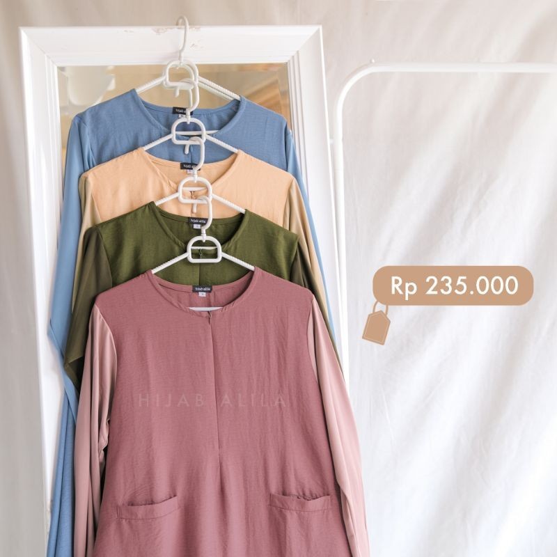 NEW PREMIUM DAILY HIJAB GAMIS HAROKU UNTUK OLAHRAGA BY HIJAB ALILA