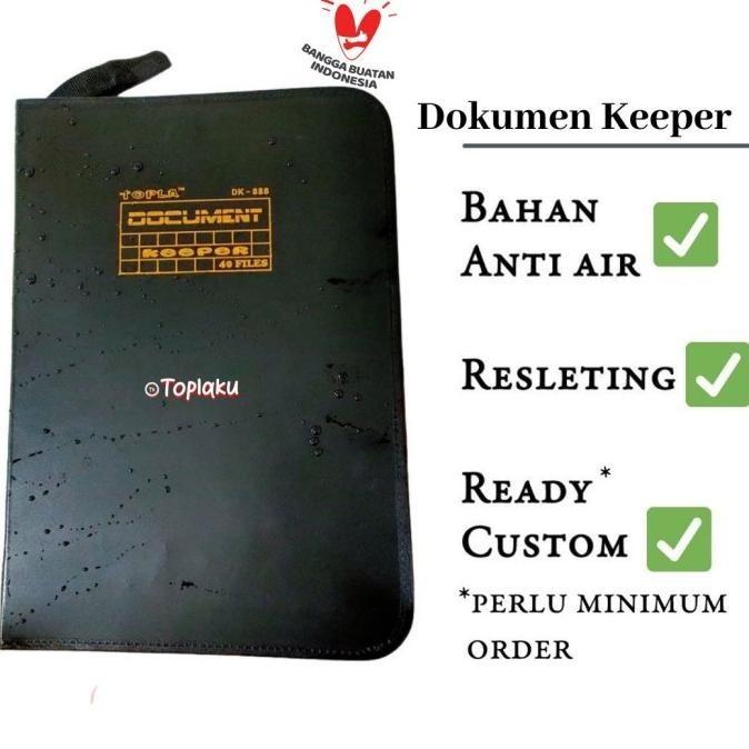 

Sale Topla Map Dokumen Keeper 60 Files Resleting Anti Air Kulit Document Top 2024