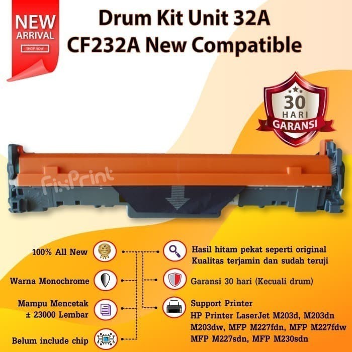 Drum Unit Imaging M227 M203 M206 M230 M230A 230A 30A 32A CF232 chip