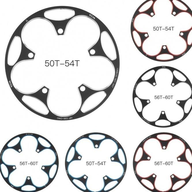 Crank Chain Guard Positif 130Bcd 50T/54T60T Aksesoris Aluminium Alloy