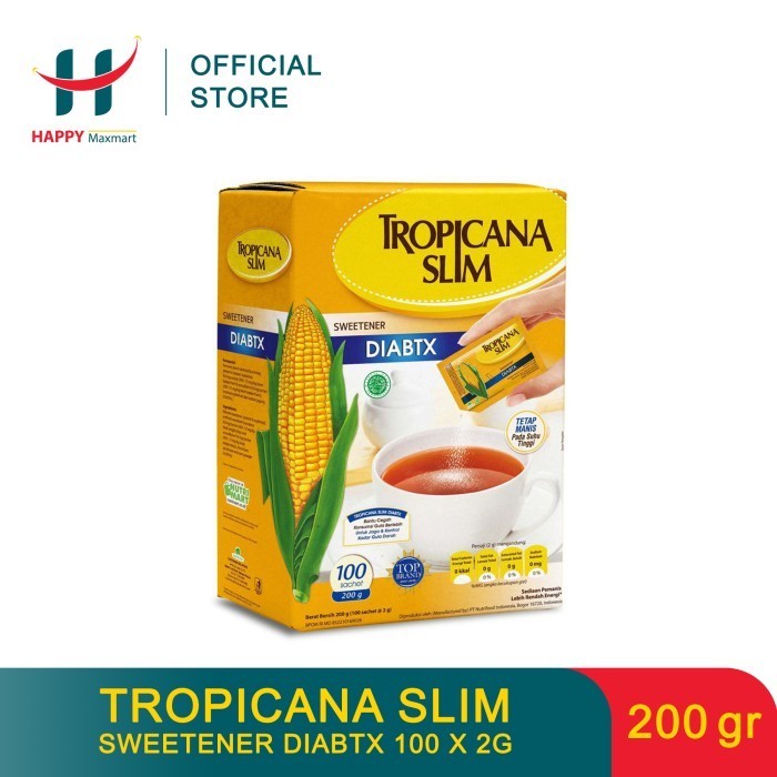 

Ready TROPICANA SLIM Diabetics Diabtx 100 x 2g