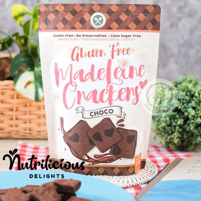 

BIG SALE Gluten Free Madeline Crackers Choco Namaste Organic 110 Gr