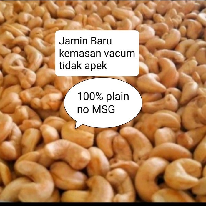 

PROMO SPECIAL 1kg Kacang Mede Tawar Panggaang Roasted Oven Mete Original Plan