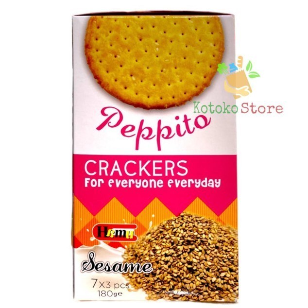 

BIG SALE Biskuit Peppito Crackers Shallot Sesame Seaweed Biskuit Peppito 180gr