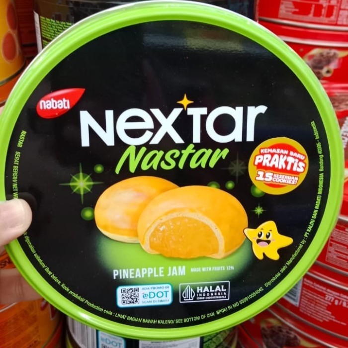 

OBRAL Nextar Nastar Kaleng Pineapple 171 gr / Biskuit Kaleng Nextar Nastar