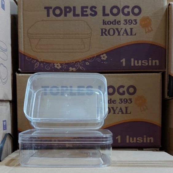 TOPLES KUE KERING PLASTIK LOGO 393 / PERSEGI PANJANG - 250 GR