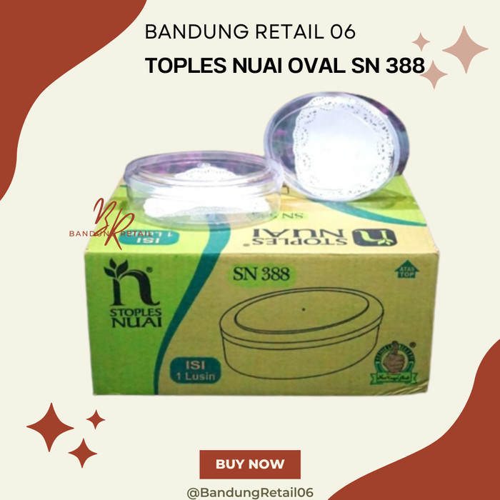 TOPLES NUAI SN 388 1 LUSIN OVAL TOPLES KUE KERING 250 GRAM TOPLES NUAI