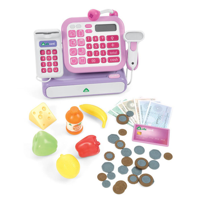 Elc Cash Register Pink - Mainan Edukasi Aktivitas Kasir Anak