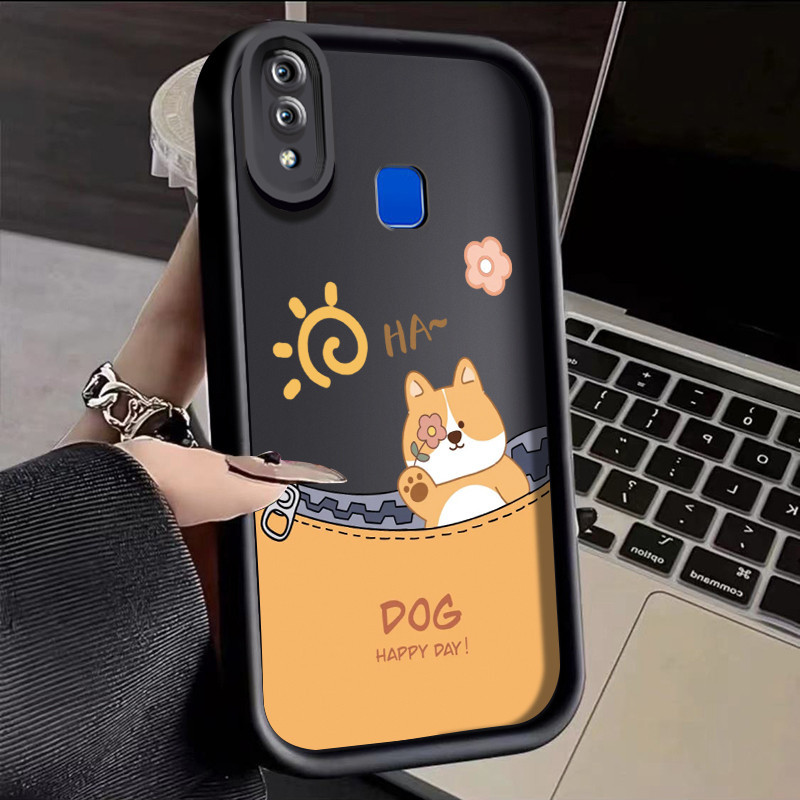 Casing Hp VIVO Y95 Y93 Y93s Y91 Y91i Case pola berang-berang desain HP perlindungan lensa Softcase k