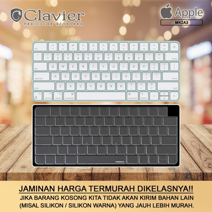 Terlaris Cover Protector Apple Magic Keyboard MK2A3 Mac iMac M1 2021 Cooskin SALE