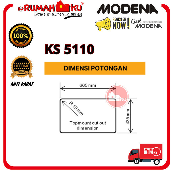 Sink Modena Como - Ks 5110