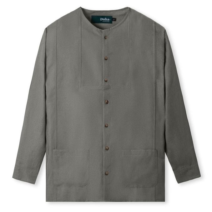Baju Muslim Duha Muslimwear - Rayyan Shirt - Grey