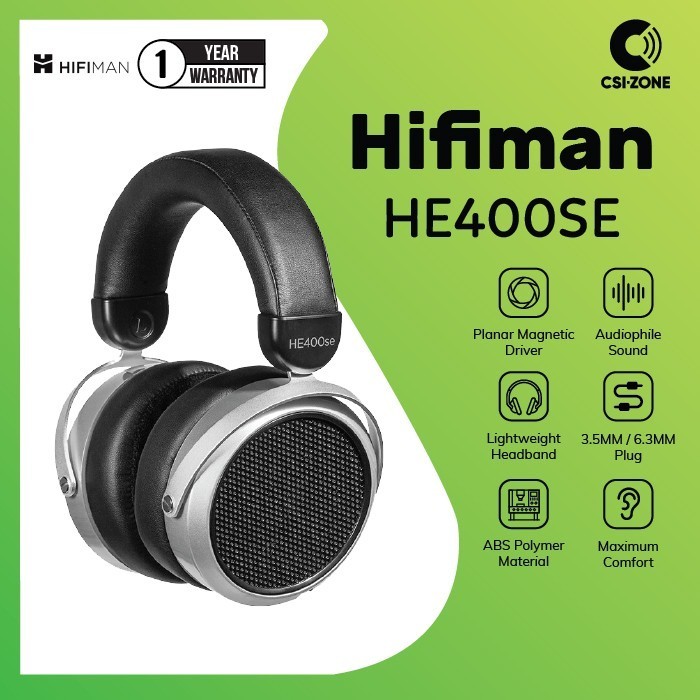 Hifiman He400Se / He400 Se Open Back Planar Magnetic Headphone