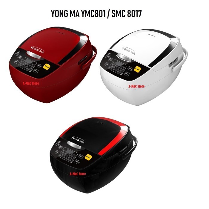 Yong Ma Smc-8017 Digital Rice Cooker 2L - Smc8017 Smc 8017