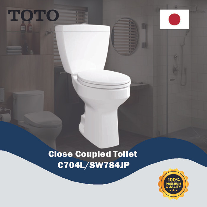 Toto Closet Duduk C704L For Disabled Toilet
