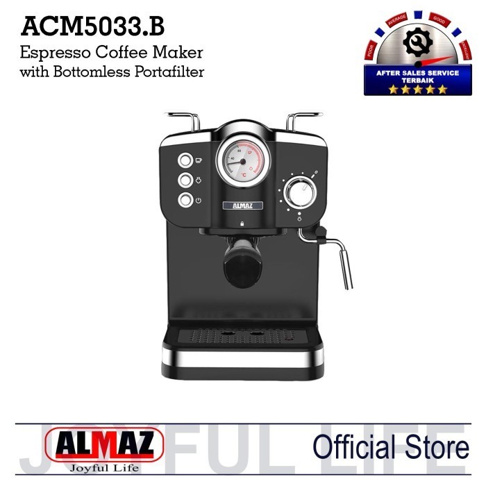 Almaz Espresso Coffee Maker Acm5033 With Standard Portafilter