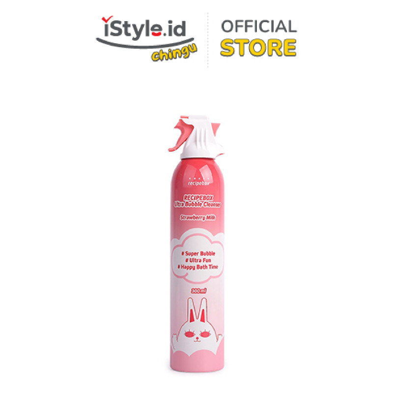 Recipe Box Ultra Bubble Cleanser Strawberry Milk