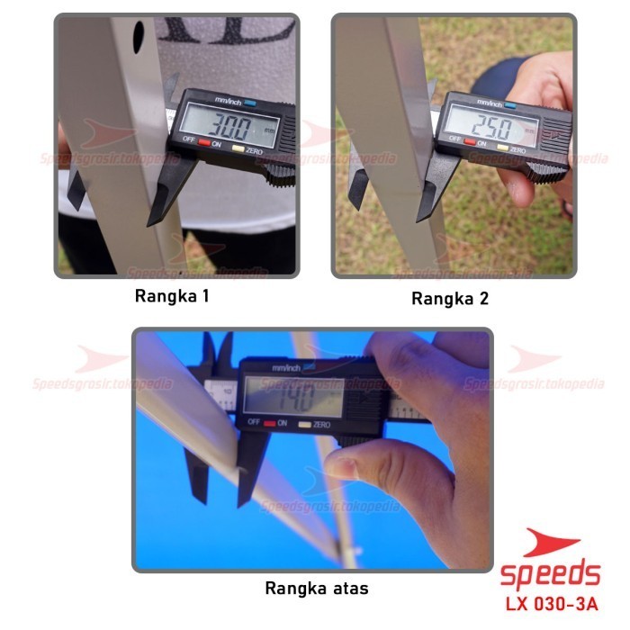 Speeds Tenda Lipat ( 2 X 2 M) (18Kg) Bazar Pameran Tenda Gazebo 030-03