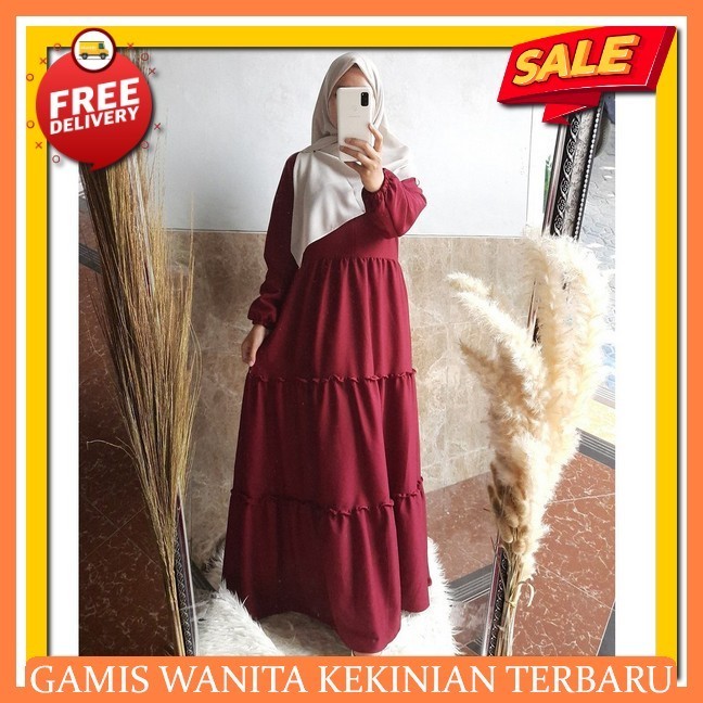 Abaya Remaja Aesthetic Dreas Ganis Cewe Kkinian Gamismuslim Idhul Fitri Gamis Lebaran 2024 Terbaru R