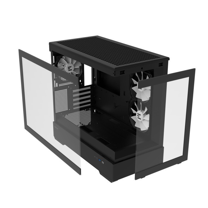 Zalman P30 - Micro-Atx Tempered Glass + 3Pcs Argb Fan
