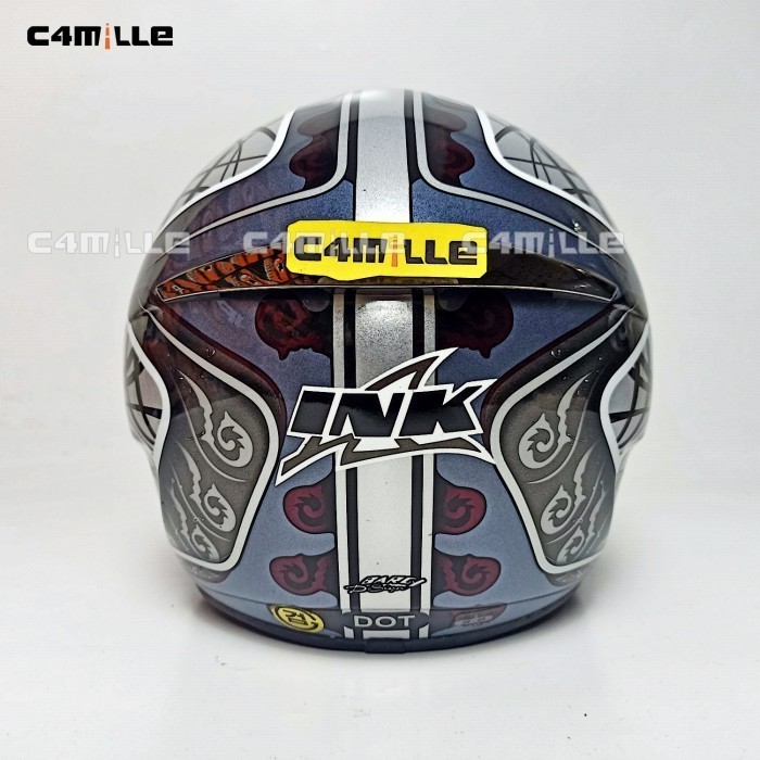 Helm Ink Fusion #2 All Grey Met Gun Metal Full Face