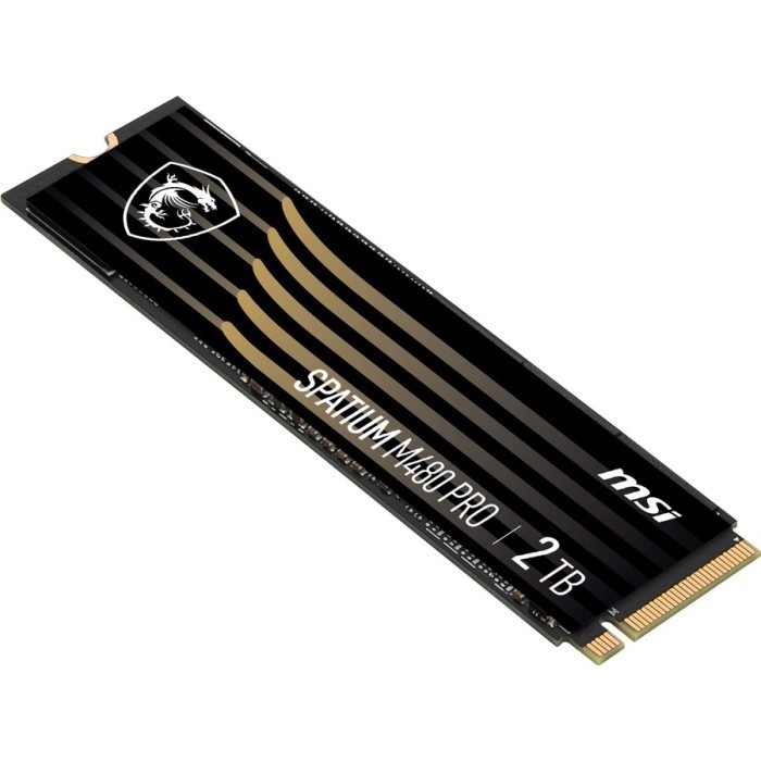 Ssd Msi Spatium M480 Pro Pcie 4.0 Nvme M.2 2Tb - Gen4X4