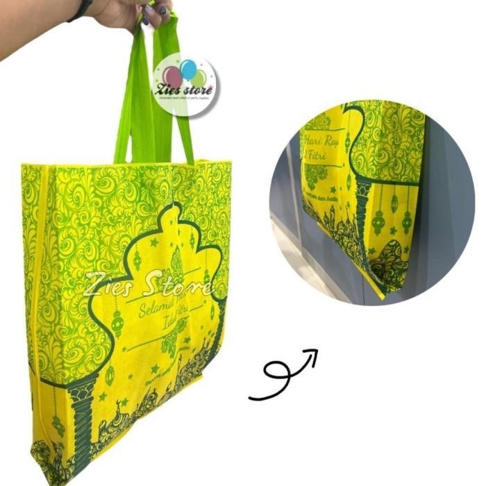 

(Isi 12)Tas Souvenir Goodie Bag Kantong Idul Fitri Lebaran Ramadhan L 038