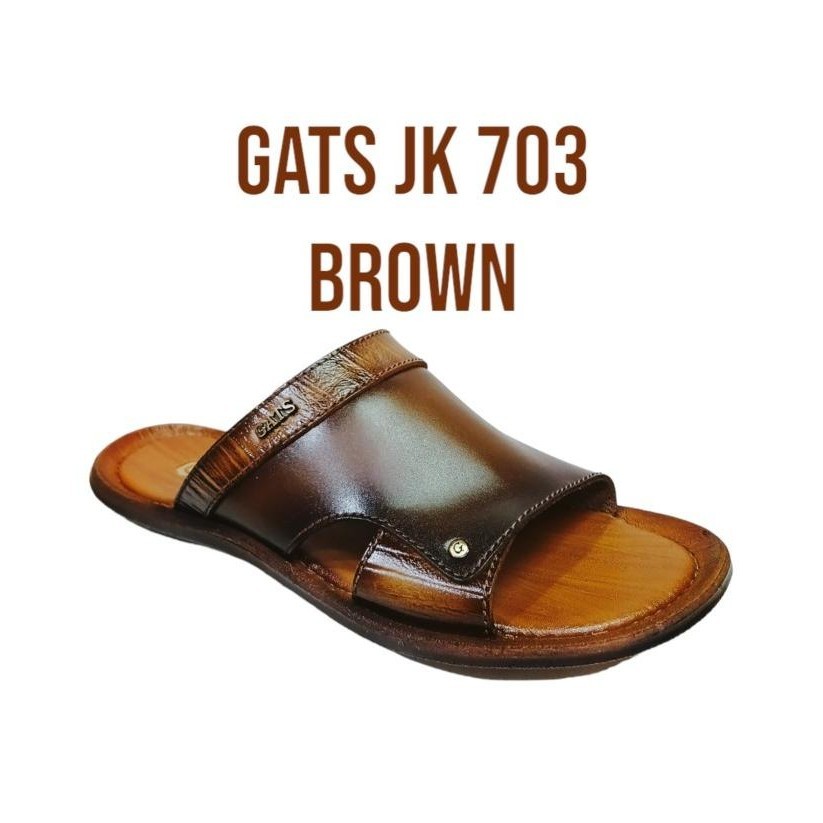 Sandal Kulit Pria Terbaru Gats Jk 703 Original New Model 2024 Cosover12