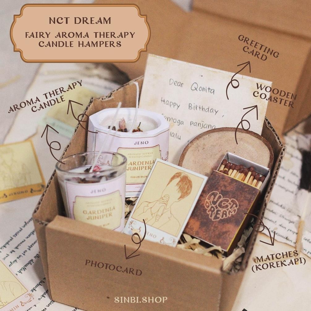 READYY STOCK >>> HAMPERS NCT DREAM SCENTED CANDLE | AROMA THERAPY | LILIN AROMA TERAPI | GIFTBOX KPO