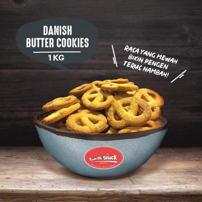 

Best Seller Biskuit Danish Butter Cookies Monde Gelora Snack Kiloan 1000Gr Stok Terbatas