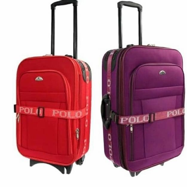 koper 20 inch polo bahan kain / tas koper polo