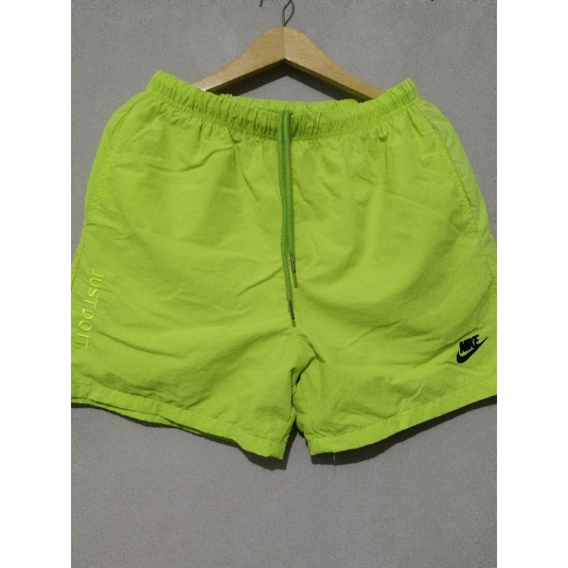 Short Pants Nike Just Do It USA Limegreen
