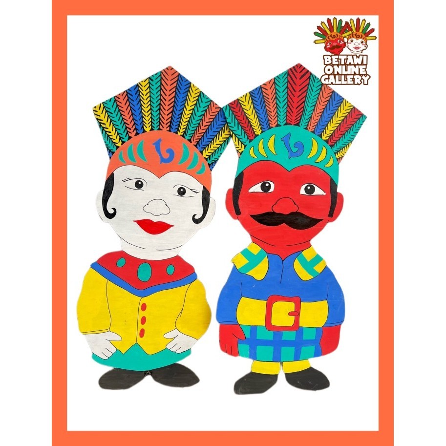 Ondel-Ondel Hiasan Ondel-Ondel Miniatur Ondel Ondel