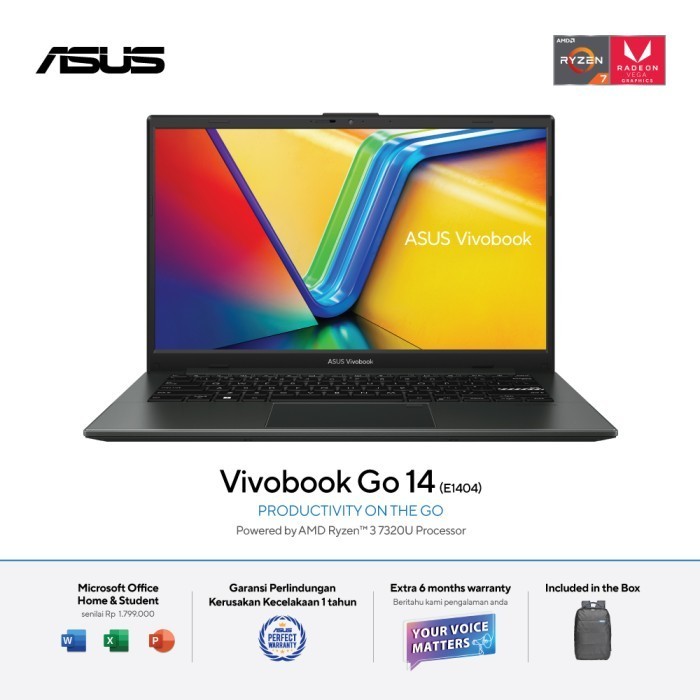 Asus Vivobook Go 14 E1404Fa-Fhd321 - Mixed Black