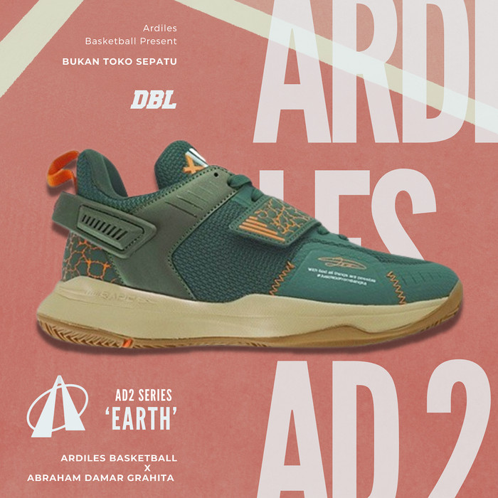 Dbl Ardiles Ad2 Series Earth Sepatu Basket Unisex