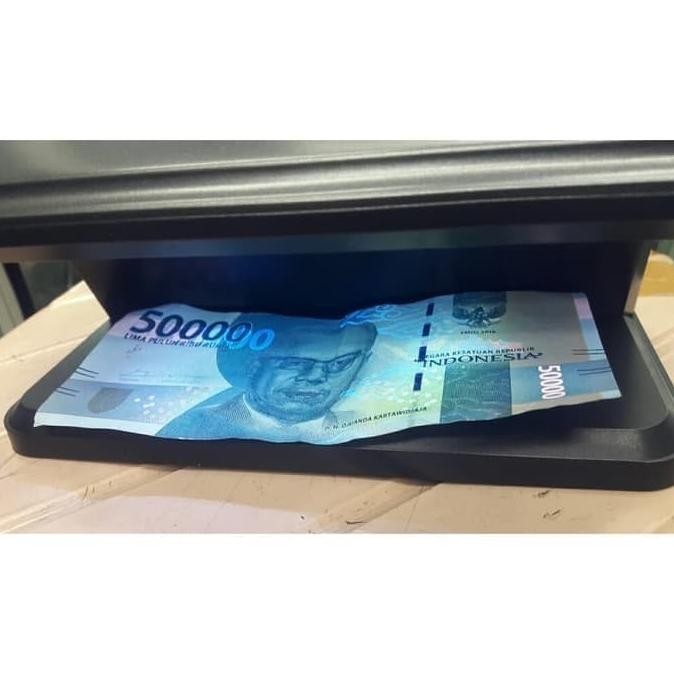 Ecomac Led 50 Lampu Cek Uang Palsu / Mesin Deteksi Uang Palsu