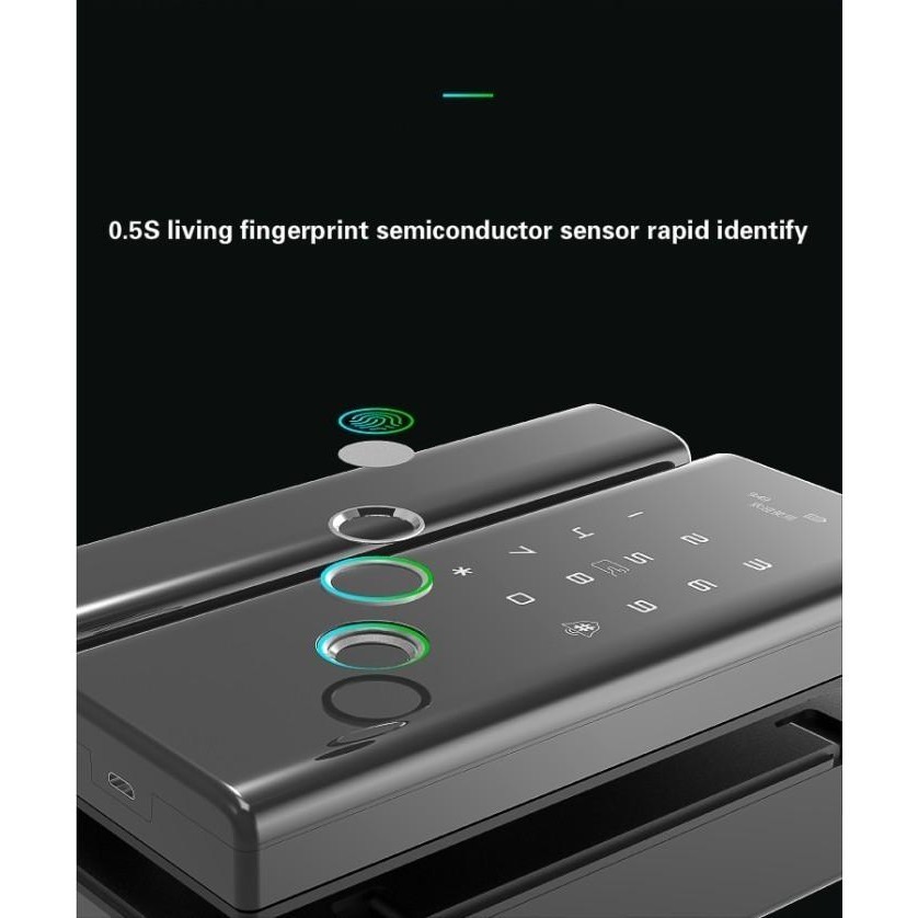SEYVEN SMART DOOR LOCK DIGITAL LOCK WITH APP SLIDING DOOR LOCK