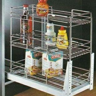 Rak Bumbu 25Cm Rak Botol ( Stainlis ) Ww 023 D