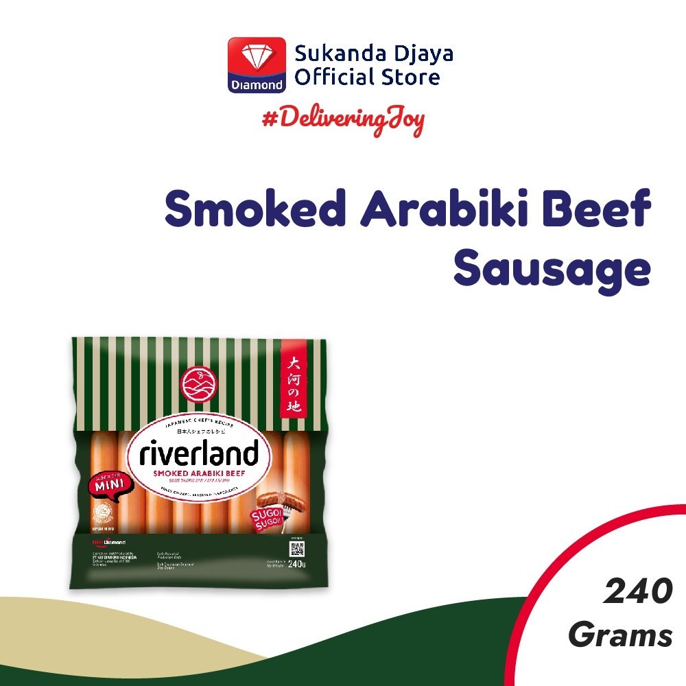 

Riverland Mini Smoked Arabiki Beef Sausage 240 Gr -Gratisongkir