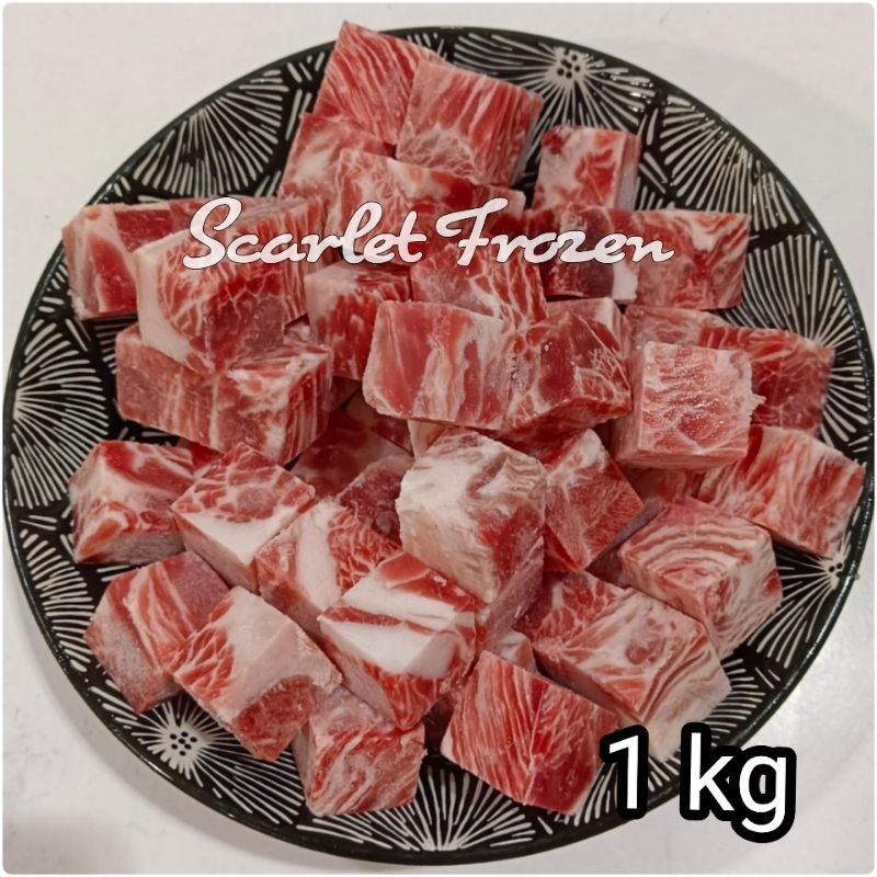 

Premium Saikoro Beef Steak Cube Daging Sapi 1Kg -Gratisongkir