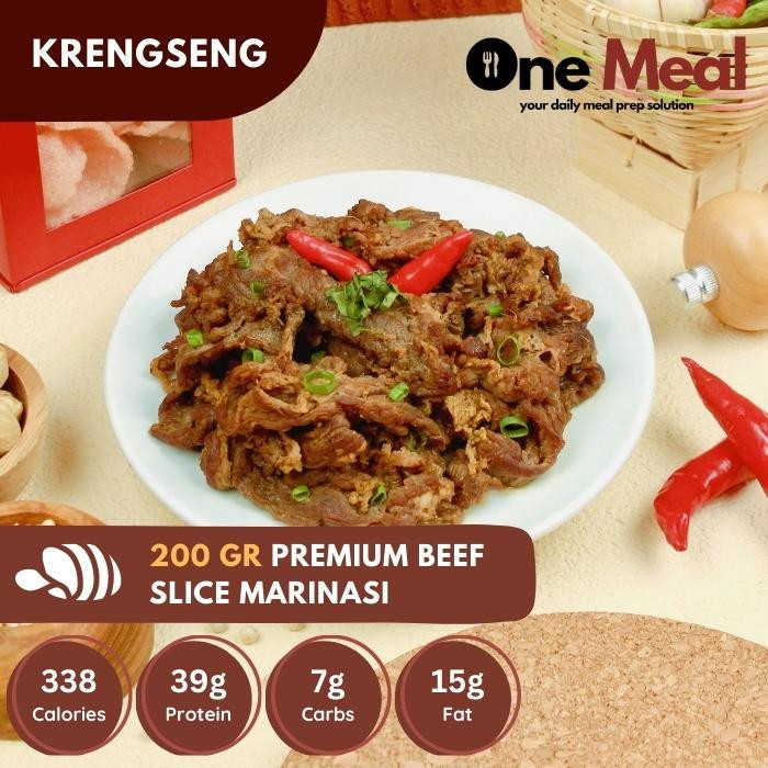

Frozen Meal Pack Premium Beef Slice Marinasi Kresengan - 200 Gram -Gratisongkir